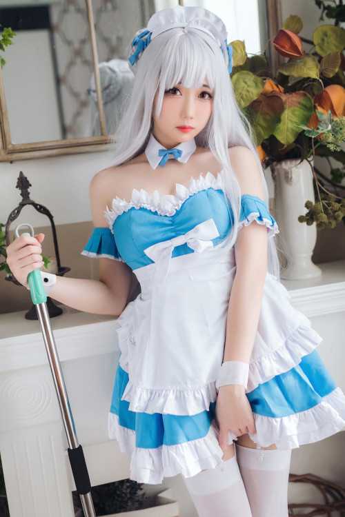 焖焖碳 Cosplay 小天鹅女仆