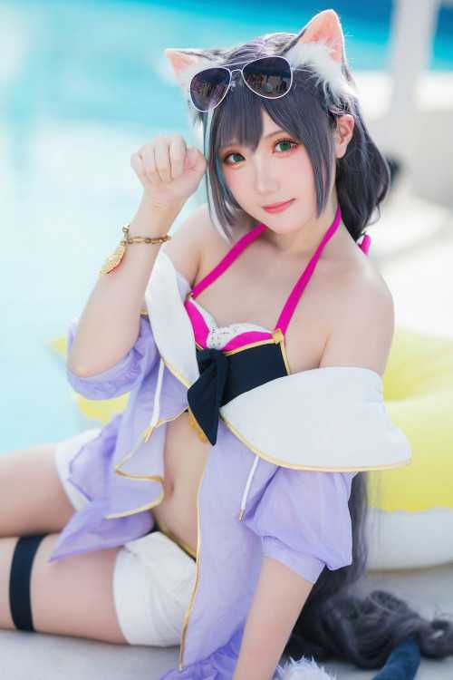 Cosplay 瓜希酱 公主连结 凯露夏日 Kyaru