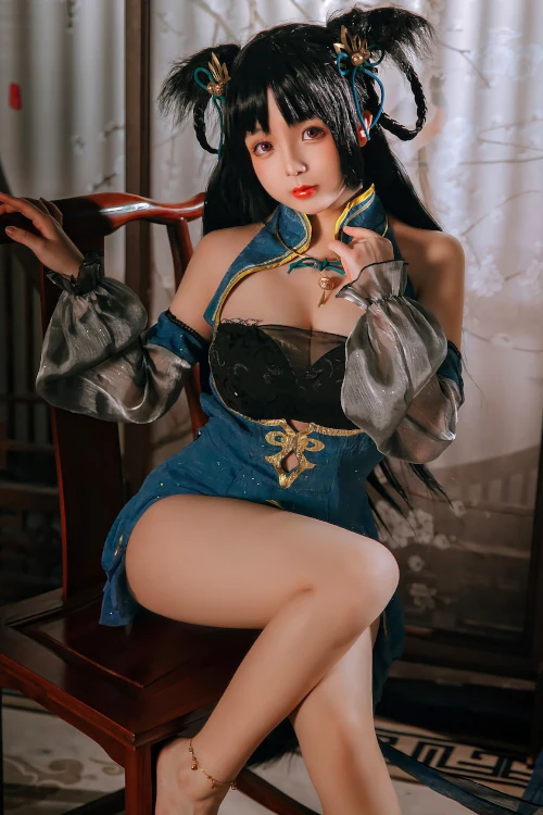 Cosplay Rinaijiao日奈娇 碧蓝航线 大潮旗袍